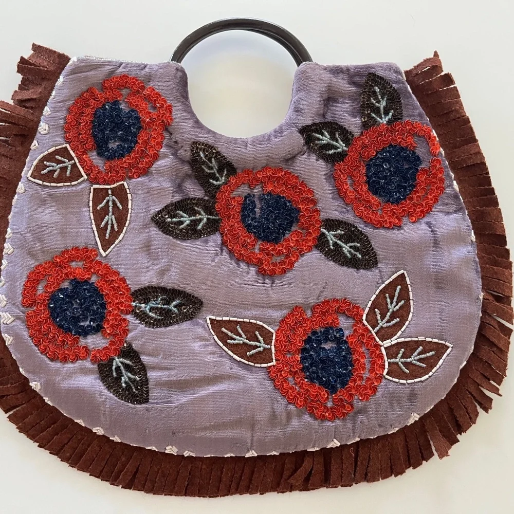 JAMIN PUECH Paris beaded velvet bag - Picture 4 of 4